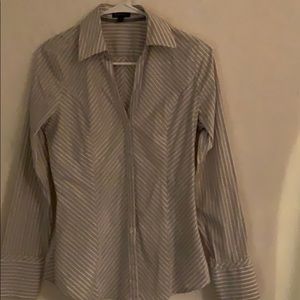 Pinstripe Button Down Shirt